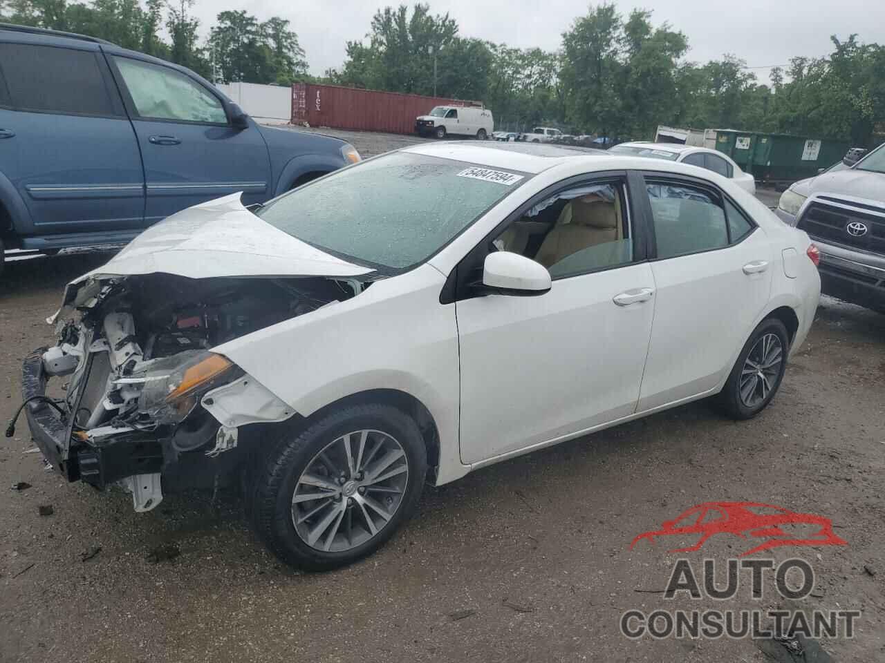 TOYOTA COROLLA 2019 - 2T1BURHE4KC192839