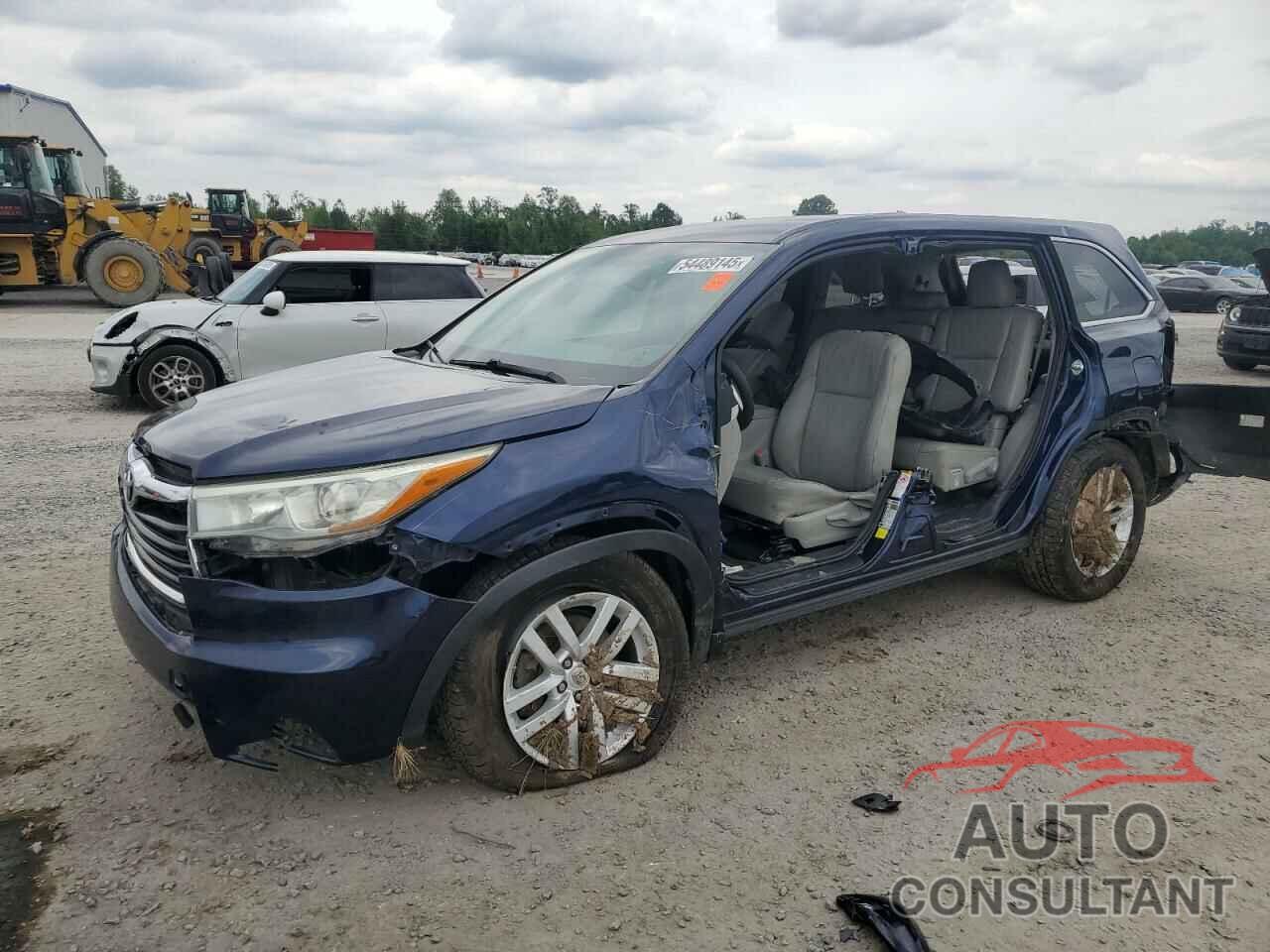 TOYOTA HIGHLANDER 2015 - 5TDZARFH3FS012641