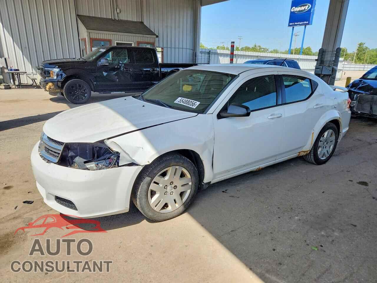 DODGE AVENGER 2012 - 1C3CDZAB2CN110615