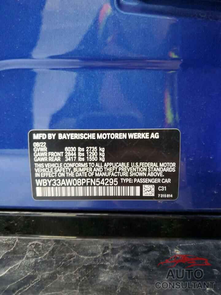 BMW I4 M50 2023 - WBY33AW08PFN54295