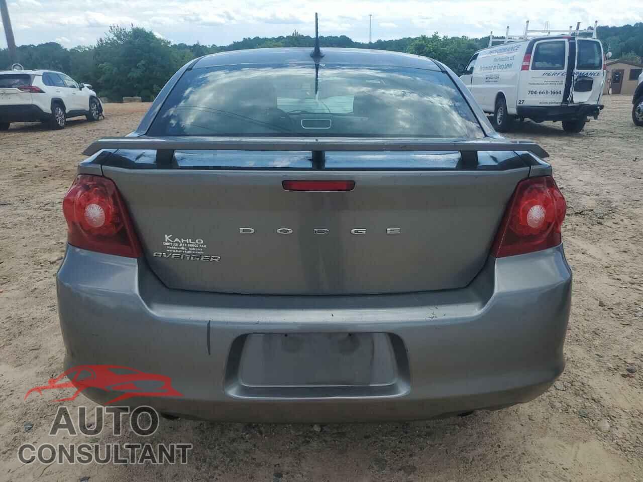 DODGE AVENGER 2012 - 1C3CDZAG8CN254861