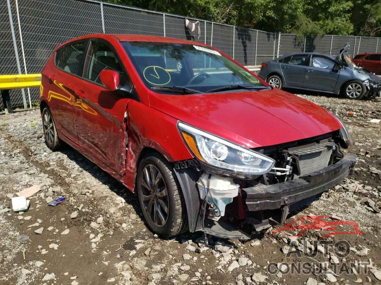 HYUNDAI ACCENT 2017 - KMHCU5AE9HU345505