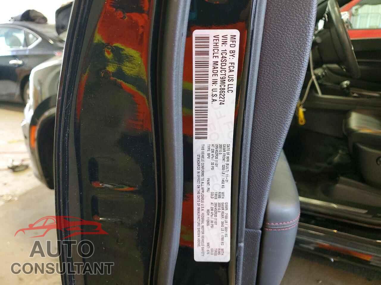 DODGE DURANGO 2021 - 1C4SDJCT9MC862274