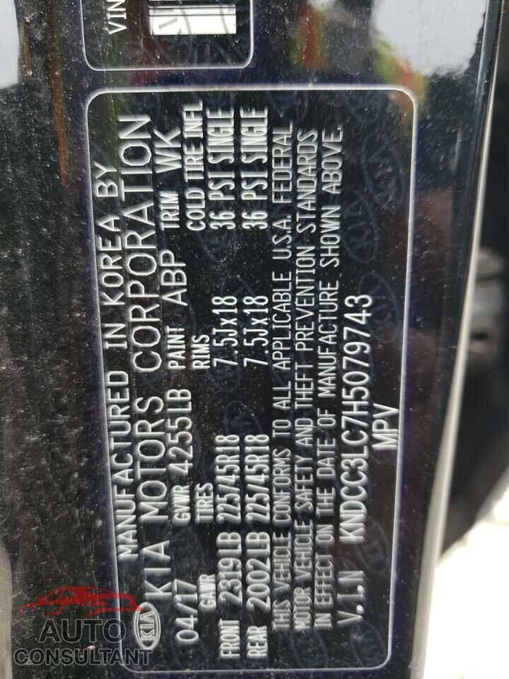 KIA NIRO 2017 - KNDCC3LC7H5079743