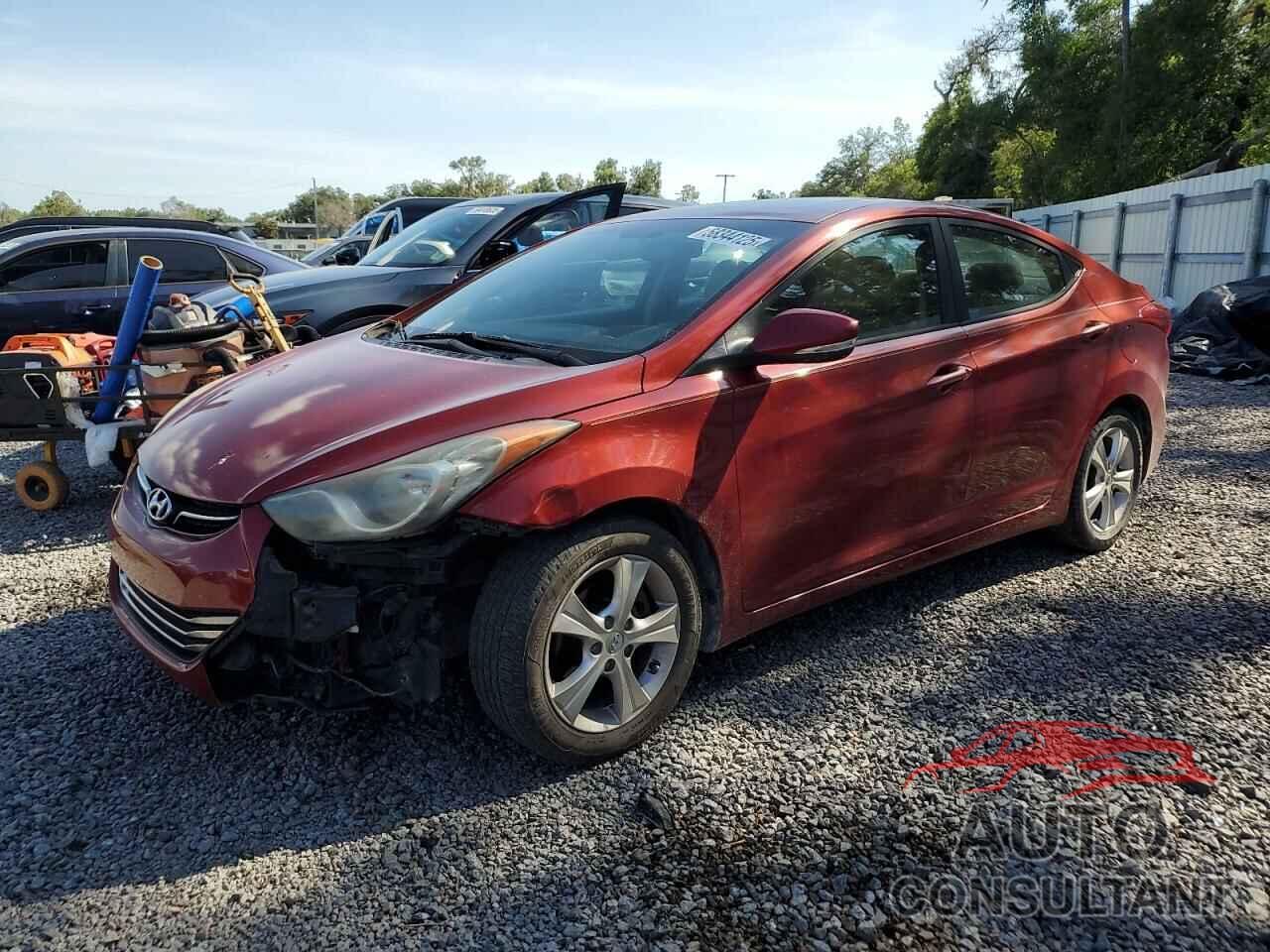 HYUNDAI ELANTRA 2012 - KMHDH4AE6CU437294