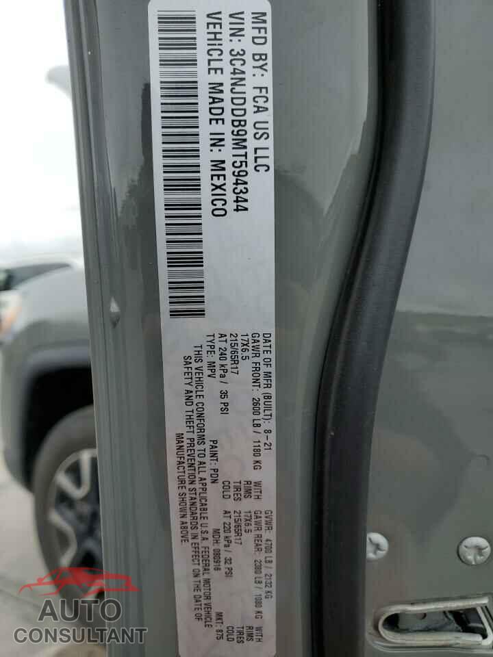JEEP COMPASS 2021 - 3C4NJDDB9MT594344