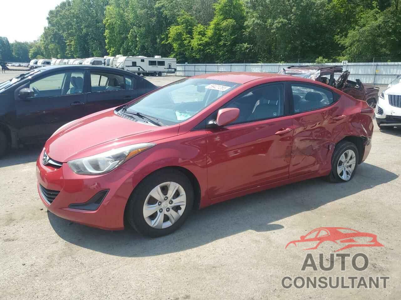 HYUNDAI ELANTRA 2016 - KMHDH4AEXGU523519