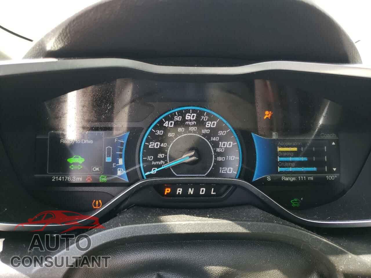 FORD CMAX 2017 - 1FADP5DU8HL114092