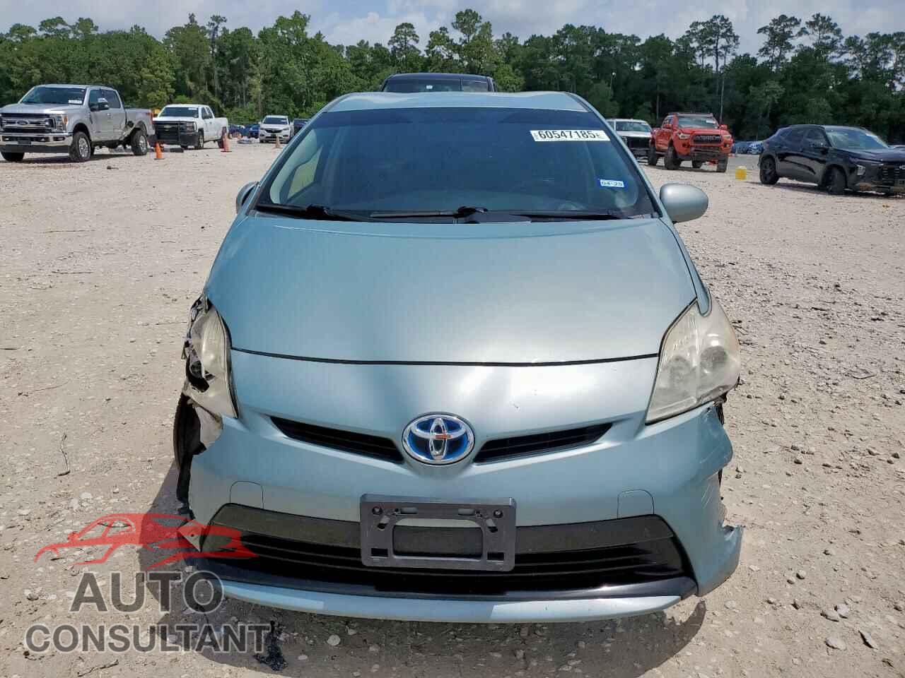TOYOTA PRIUS 2012 - JTDKN3DU3C5487209