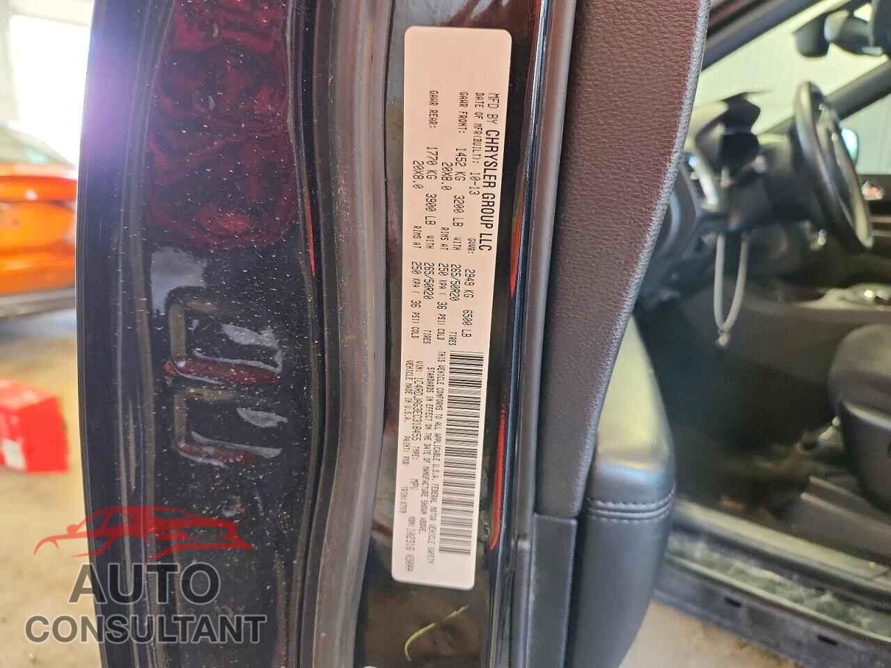 DODGE DURANGO 2014 - 1C4RDJAG3EC318455