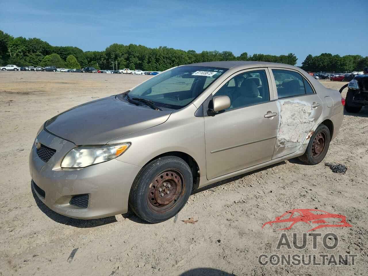 TOYOTA COROLLA 2009 - 2T1BU40E19C160262