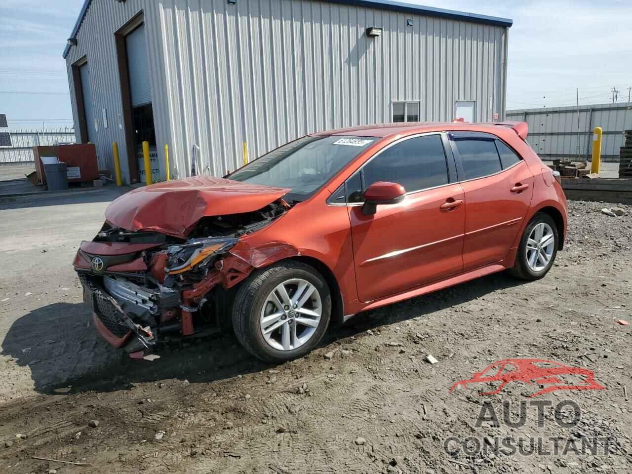 TOYOTA COROLLA 2019 - JTNK4RBE5K3045085