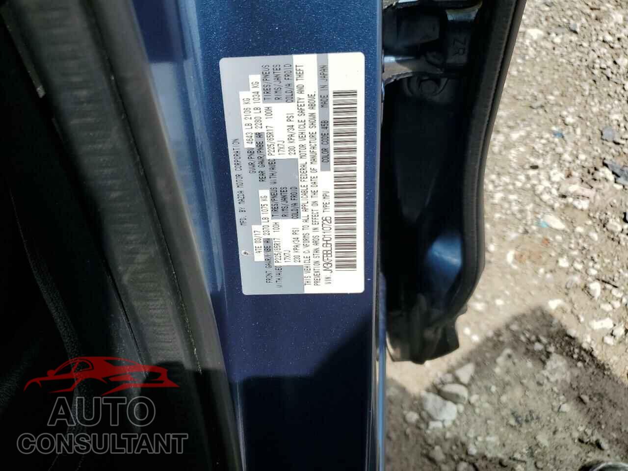 MAZDA CX-5 2017 - JM3KFBBL6H0110726