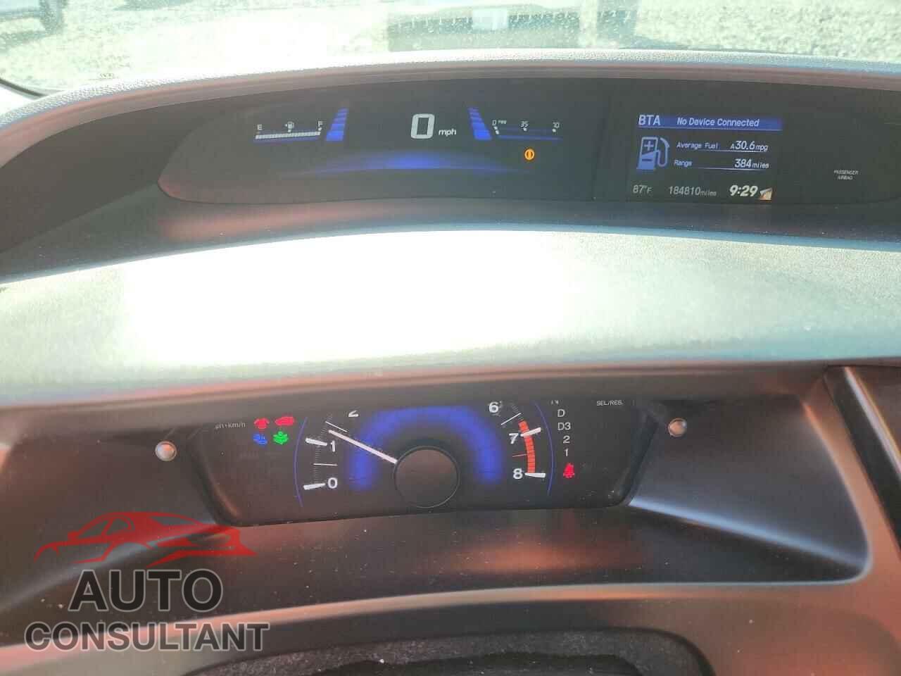 HONDA CIVIC 2013 - 19XFB2F50DE208461