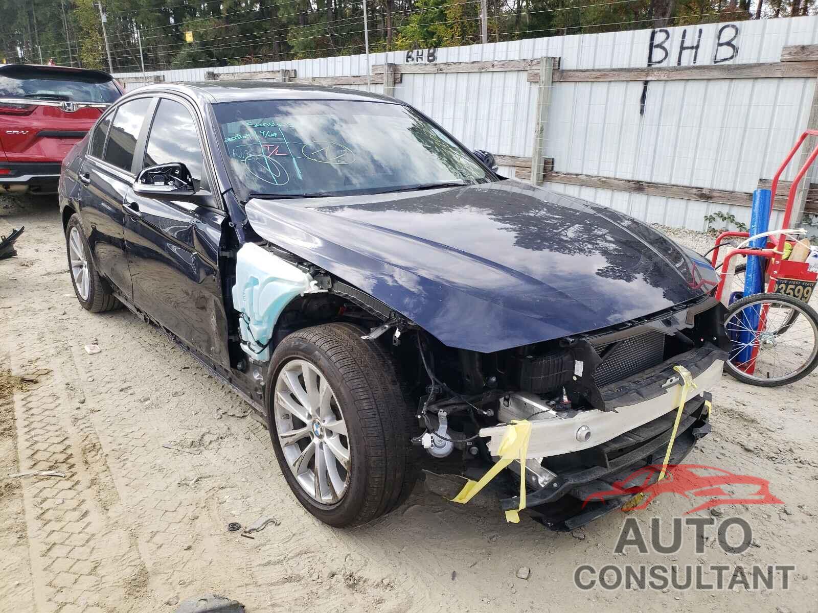 BMW 3 SERIES 2017 - WBA8A3C37HA067138