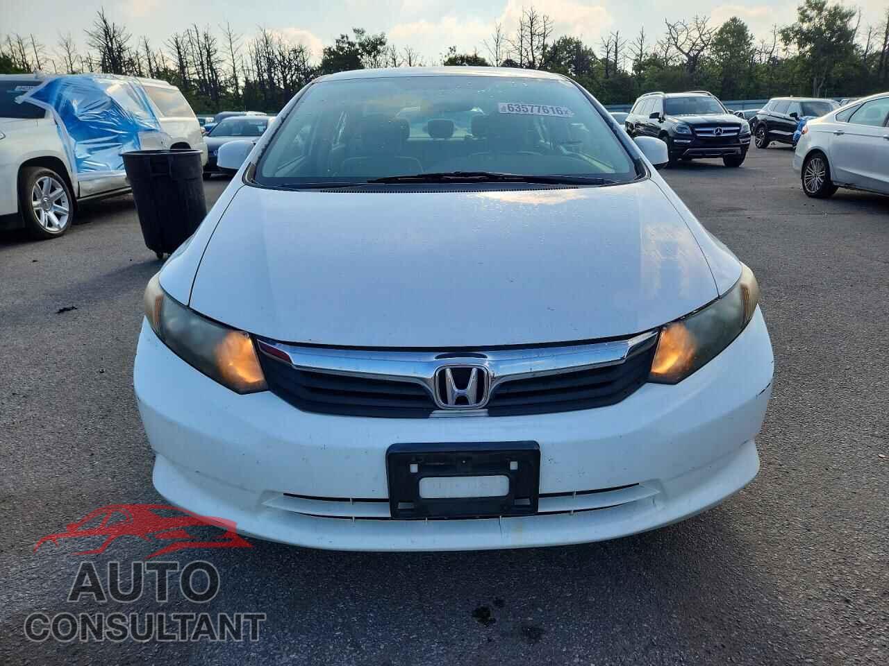 HONDA CIVIC 2012 - 19XFB2F58CE103438