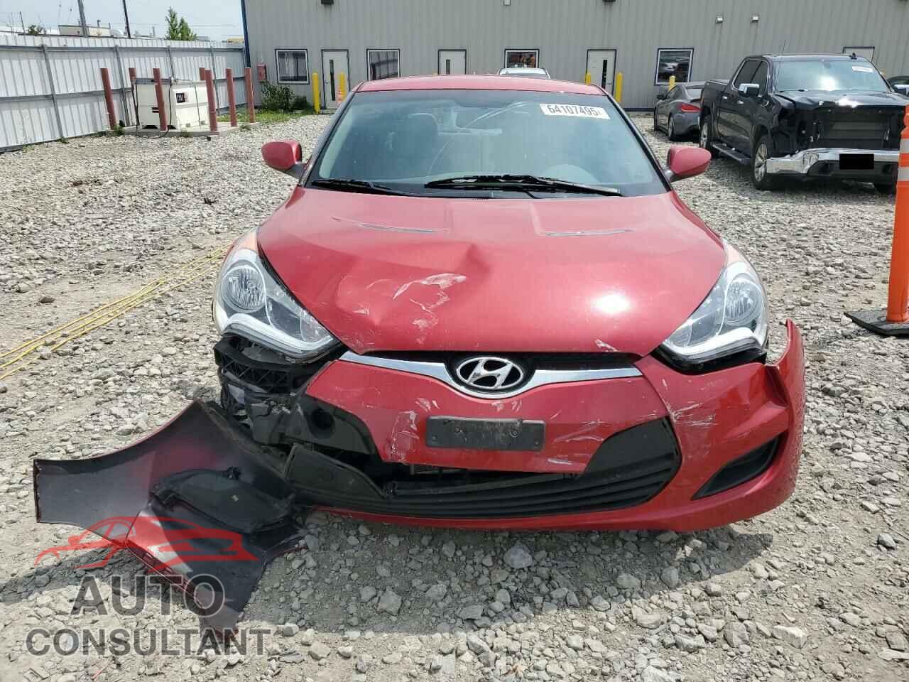 HYUNDAI VELOSTER 2012 - KMHTC6ADXCU083194