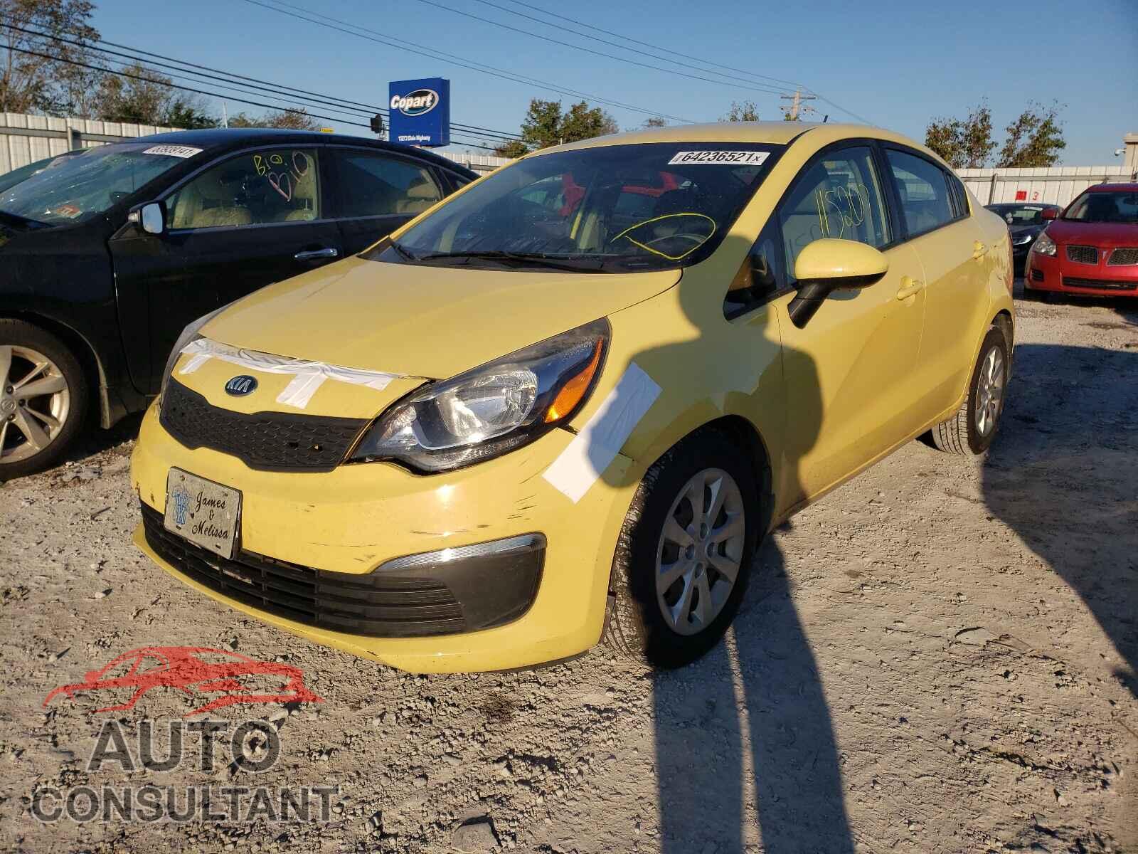 KIA RIO 2016 - KNADM4A33G6599812