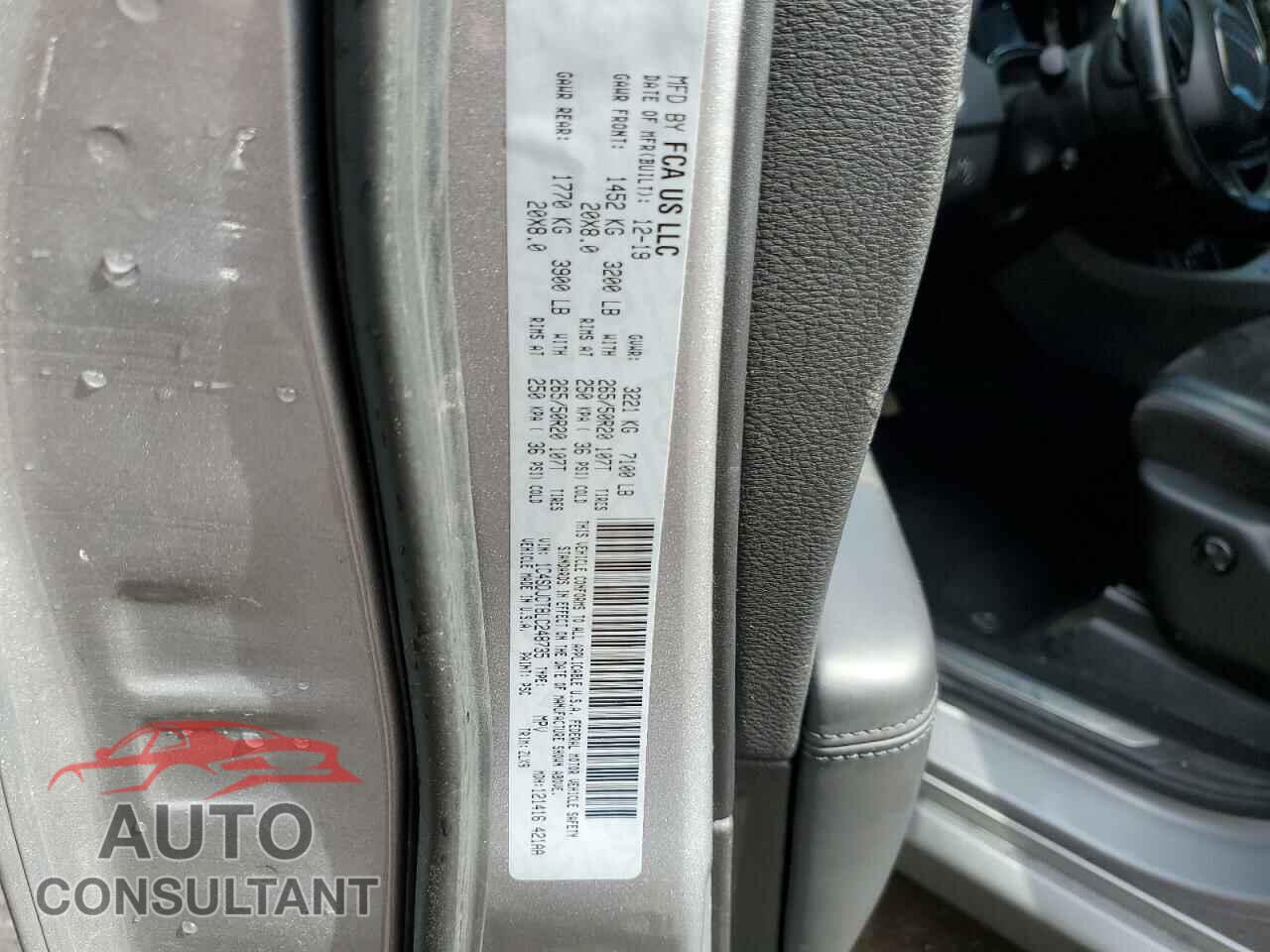 DODGE DURANGO 2020 - 1C4SDJCT8LC248735