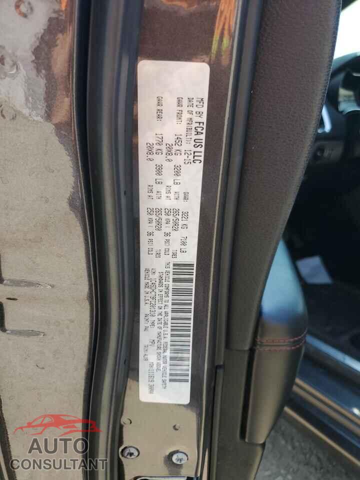 DODGE DURANGO 2015 - 1C4SDHCT9FC201310
