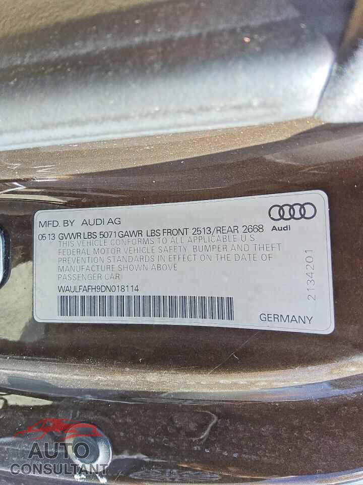 AUDI A5 2013 - WAULFAFH9DN018114