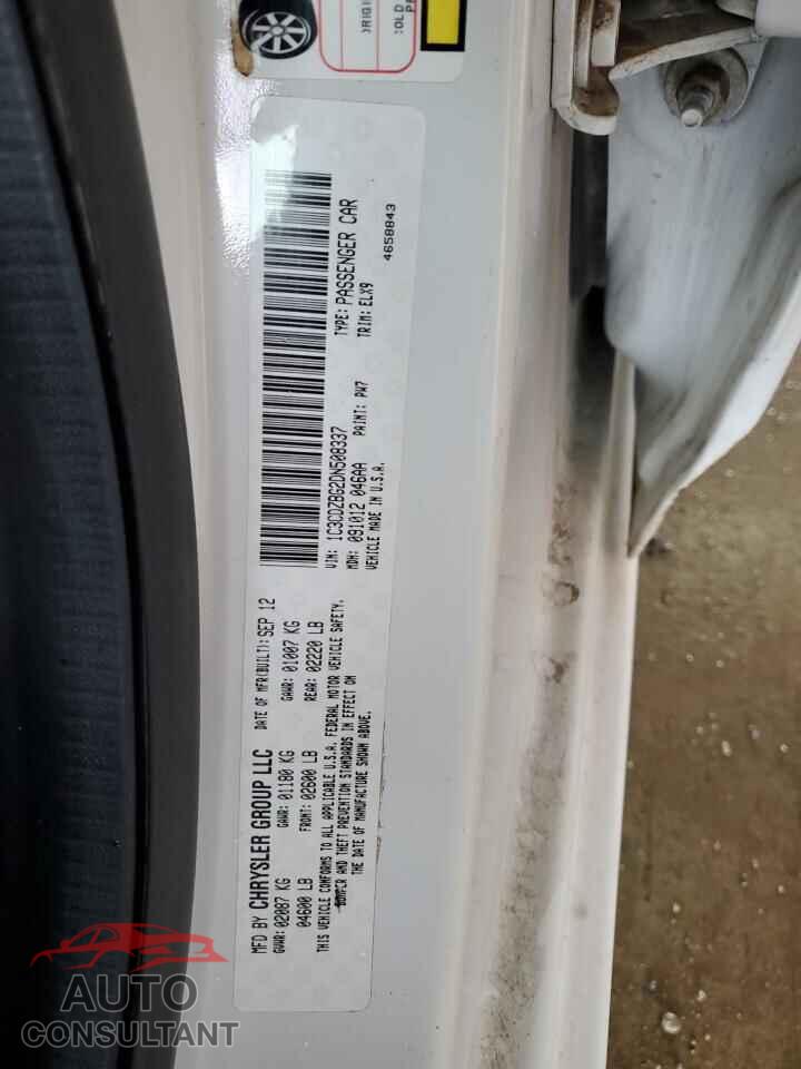 DODGE AVENGER 2013 - 1C3CDZBG2DN508337
