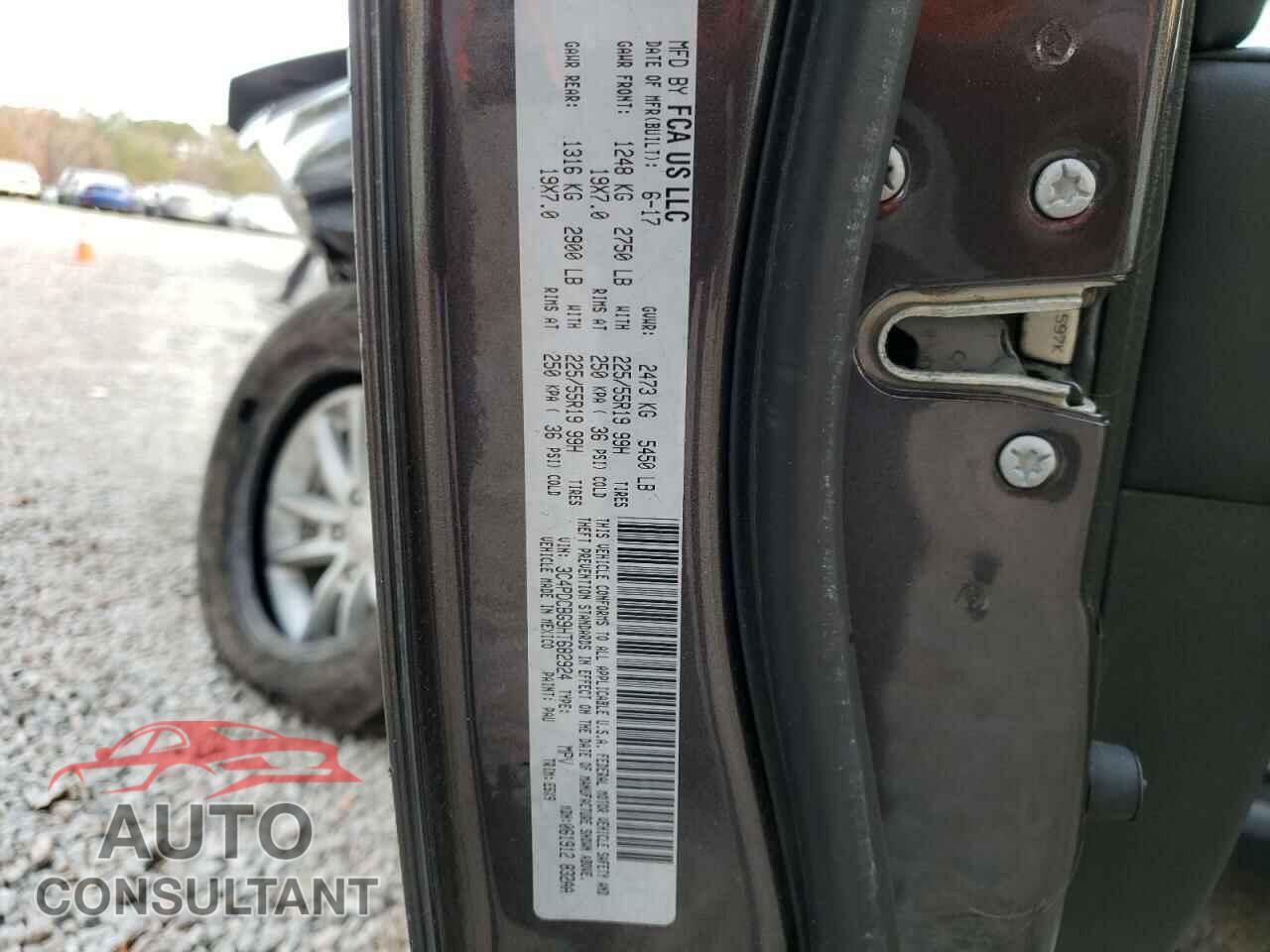 DODGE JOURNEY 2017 - 3C4PDCBG9HT682924