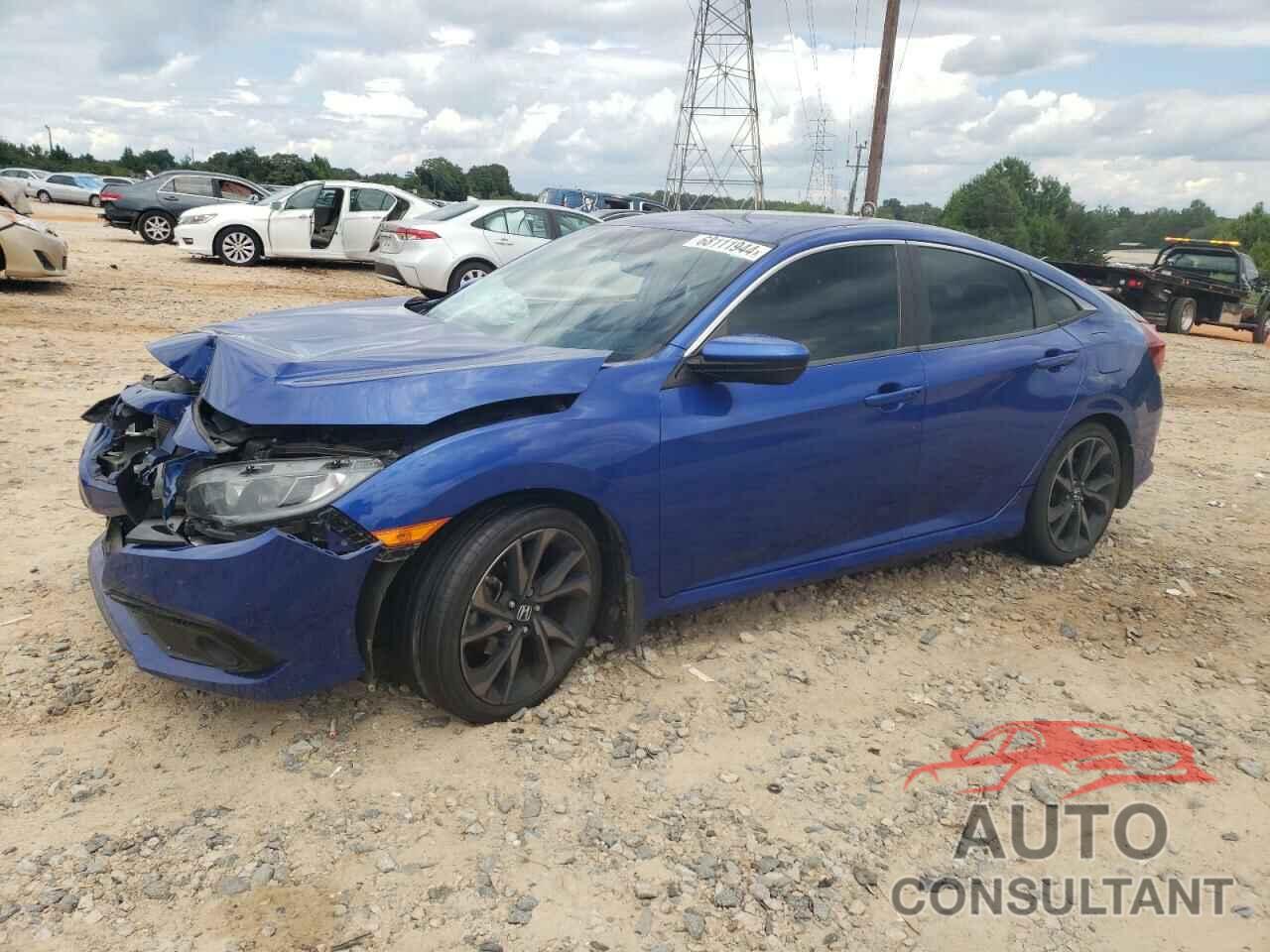 HONDA CIVIC 2019 - 2HGFC2F81KH604697
