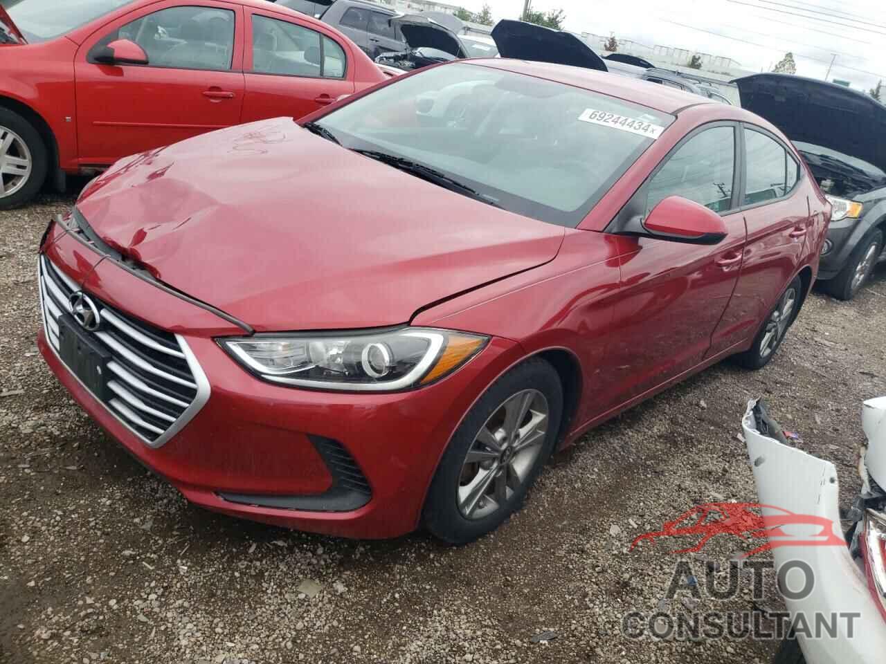 HYUNDAI ELANTRA 2017 - KMHD84LF9HU425539