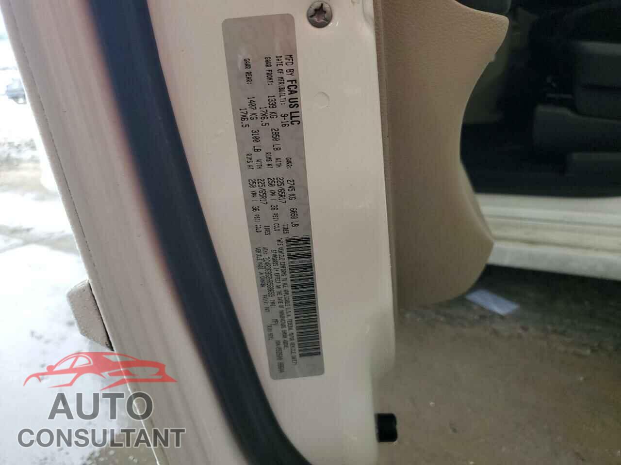 DODGE CARAVAN 2017 - 2C4RDGBG2HR588659
