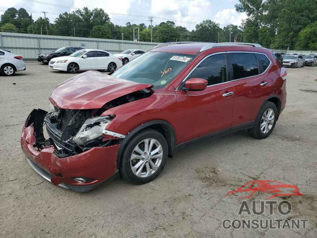 NISSAN ROGUE 2016 - KNMAT2MT9GP660261