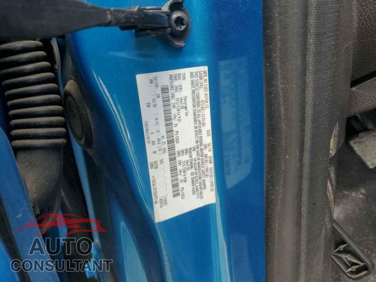 FORD FOCUS 2014 - 1FADP3F23EL345171