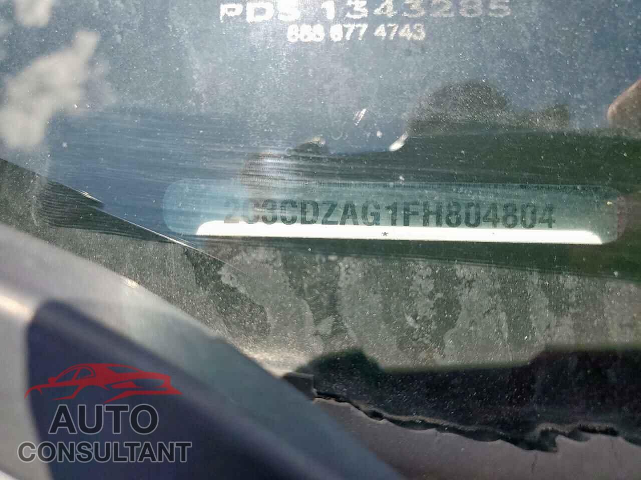 DODGE CHALLENGER 2015 - 2C3CDZAG1FH804804
