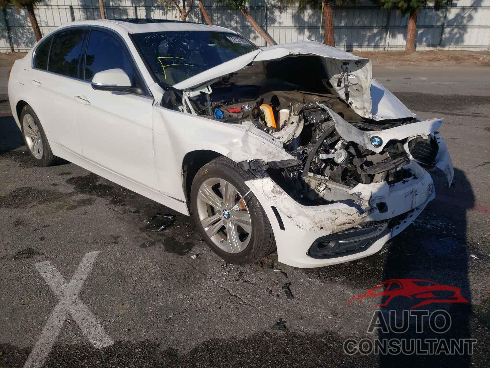 BMW 3 SERIES 2017 - WBA8B9G55HNU09156