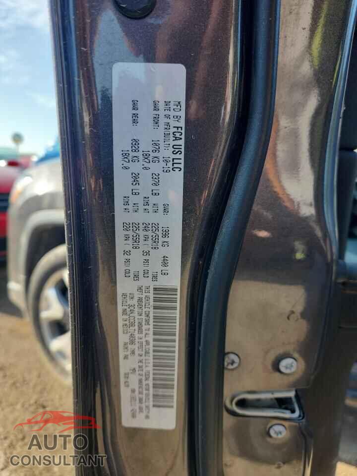 JEEP COMPASS 2020 - 3C4NJCCB8LT140306