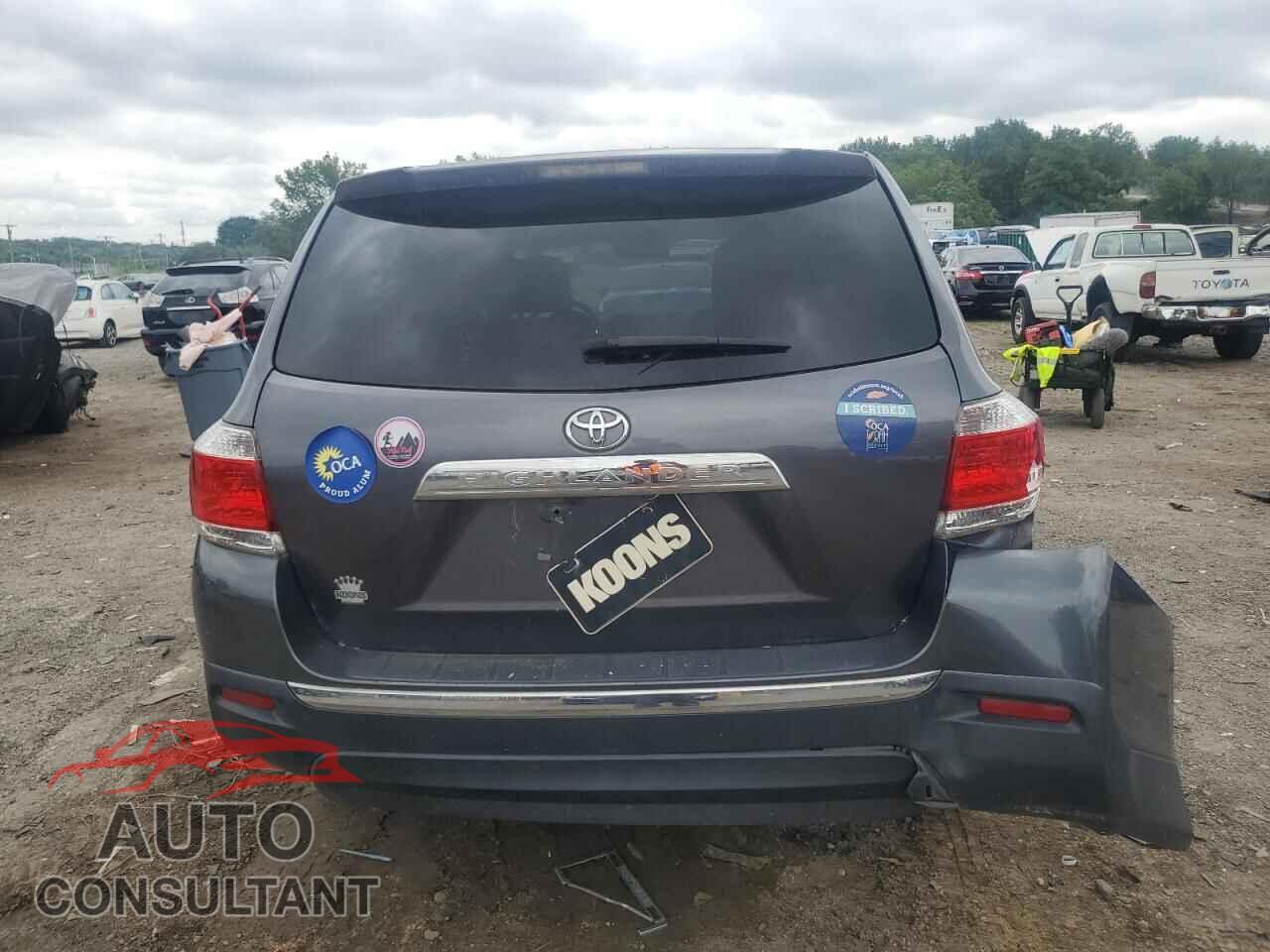TOYOTA HIGHLANDER 2013 - 5TDZA3EH8DS046568