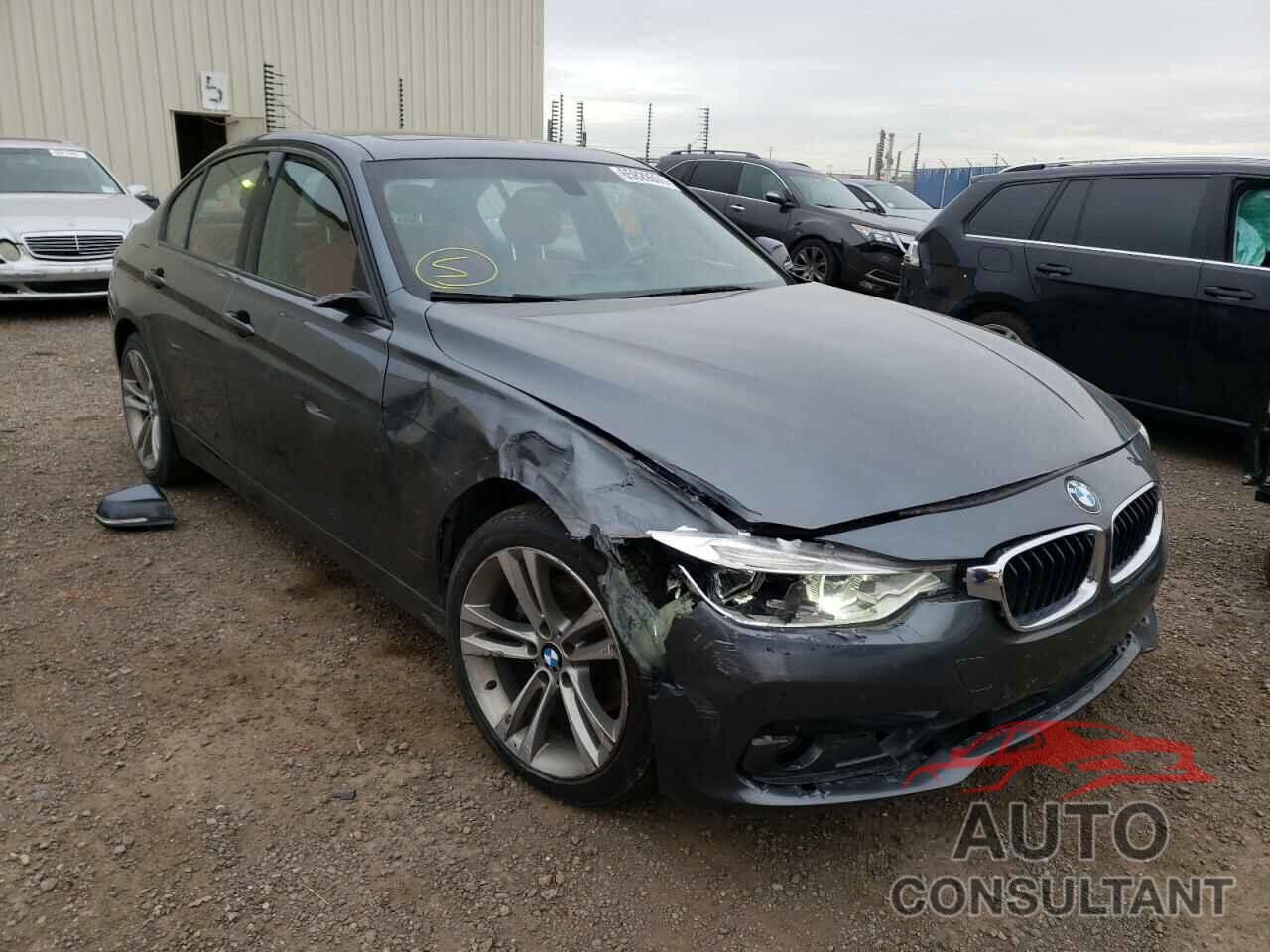 BMW 3 SERIES 2017 - WBA8D9G31HNU62672