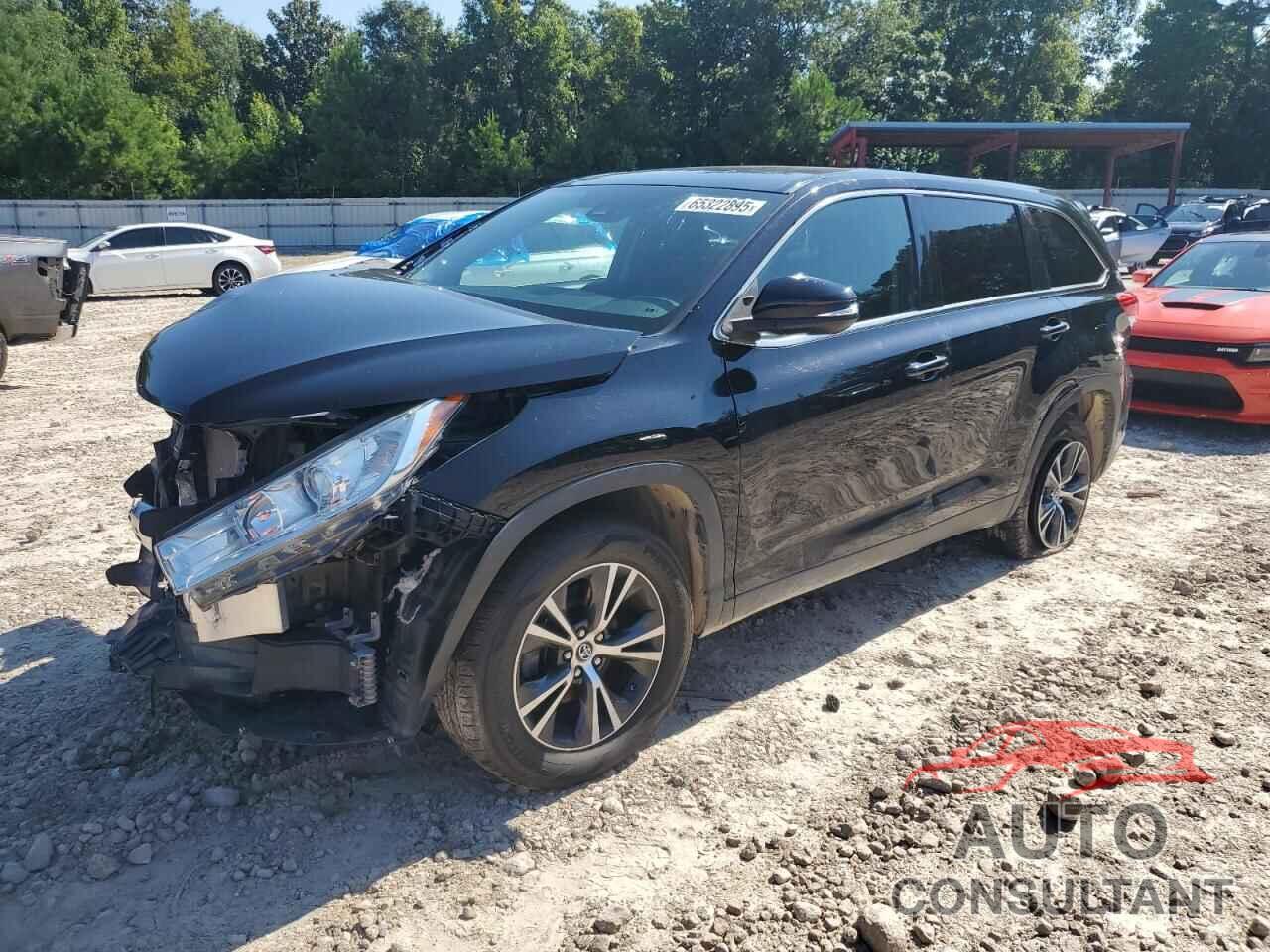 TOYOTA HIGHLANDER 2019 - 5TDZZRFH4KS308934