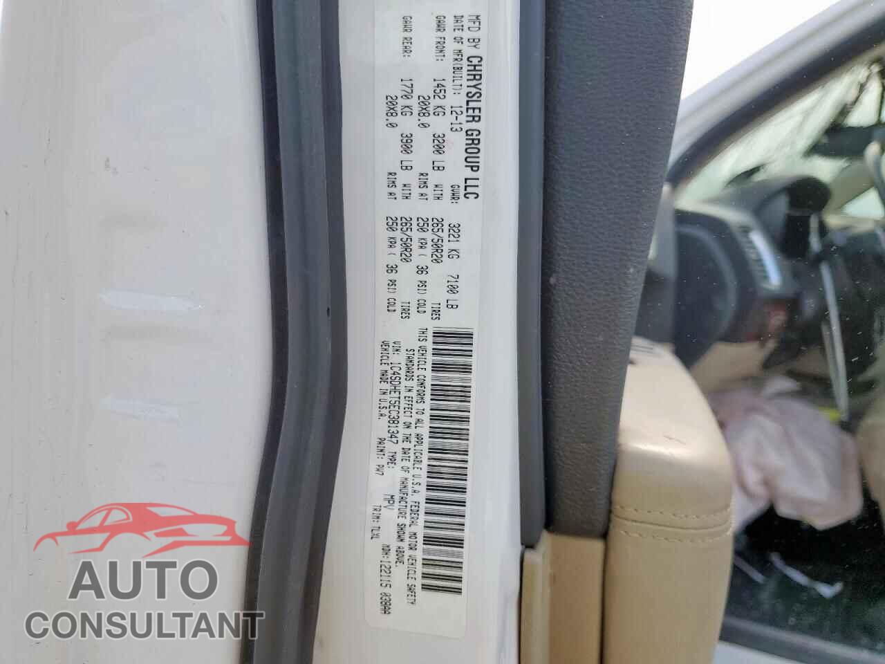 DODGE DURANGO 2014 - 1C4SDHET5EC381347