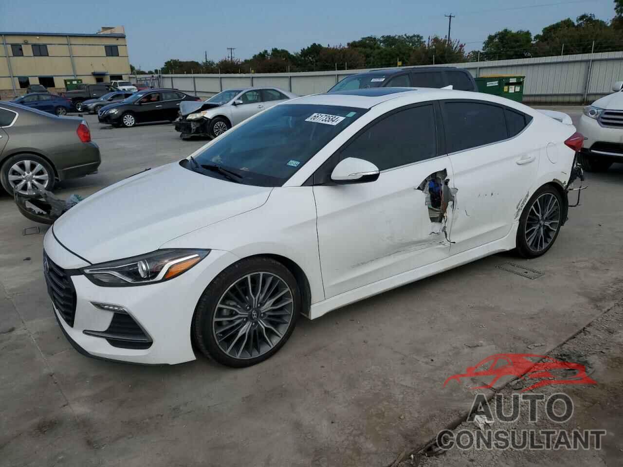 HYUNDAI ELANTRA 2018 - KMHD04LB7JU537895