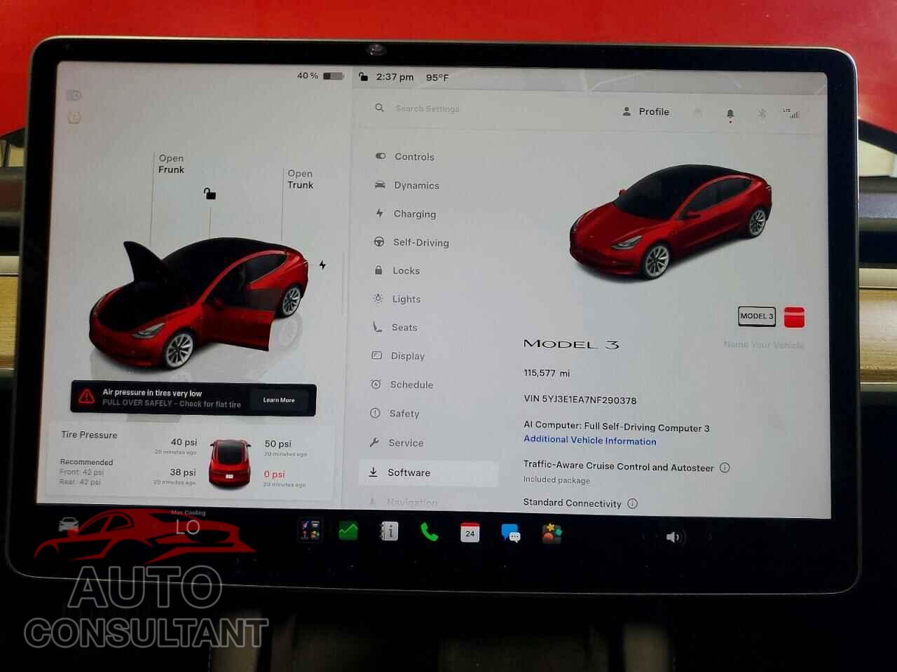 TESLA MODEL 3 2022 - 5YJ3E1EA7NF290378