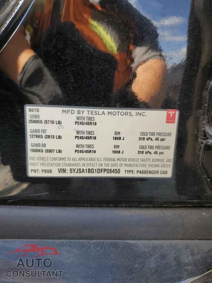 TESLA MODEL S 2013 - 5YJSA1BG1DFP08450