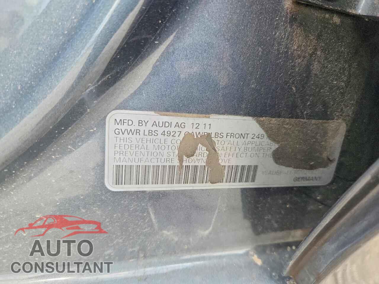 AUDI A4 2012 - WAUBFAFL3CN018270