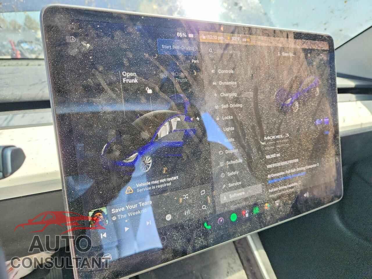 TESLA MODEL 3 2020 - 5YJ3E1EB8LF601189