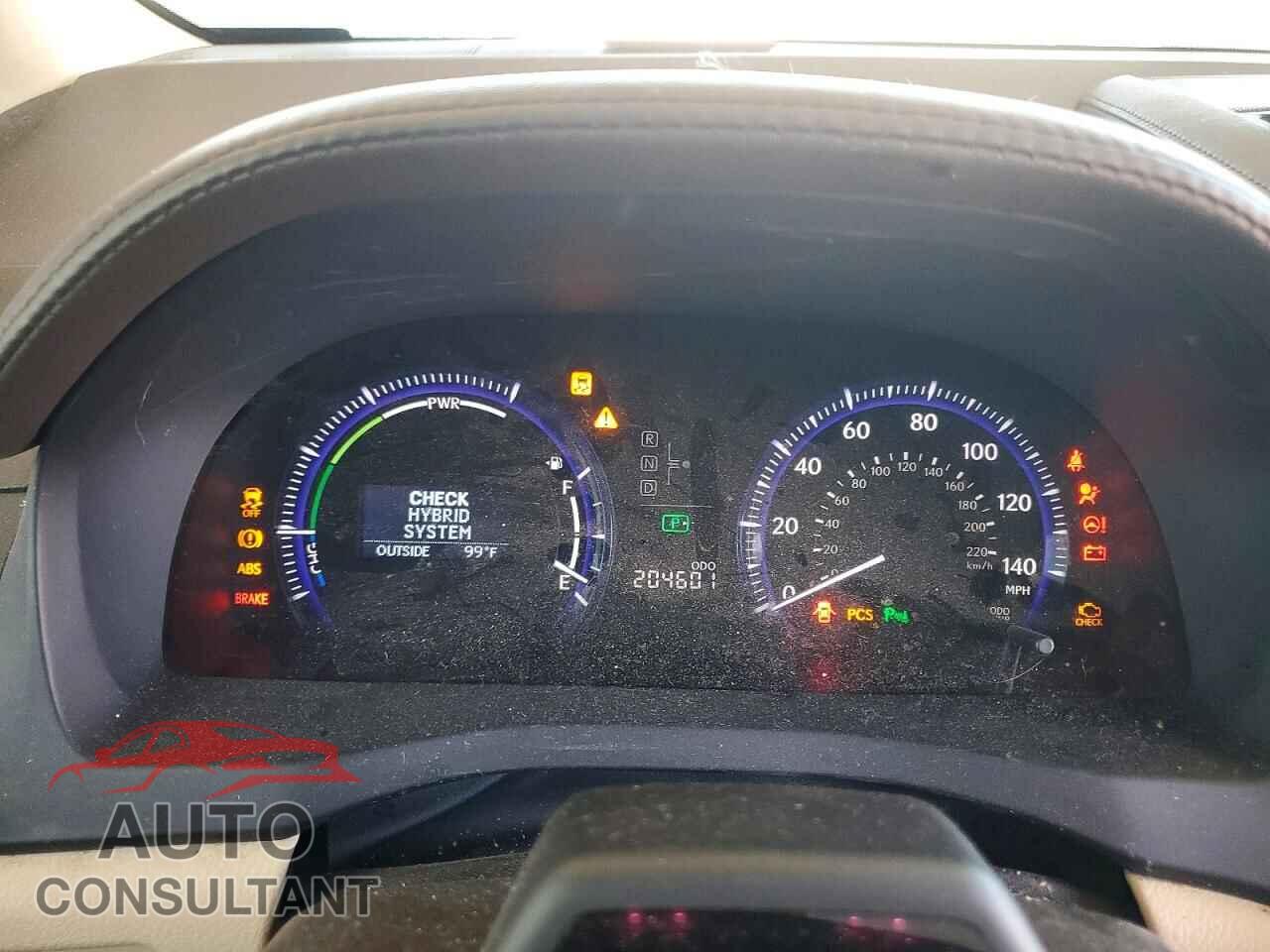 LEXUS HS 2011 - JTHBB1BA1B2047686