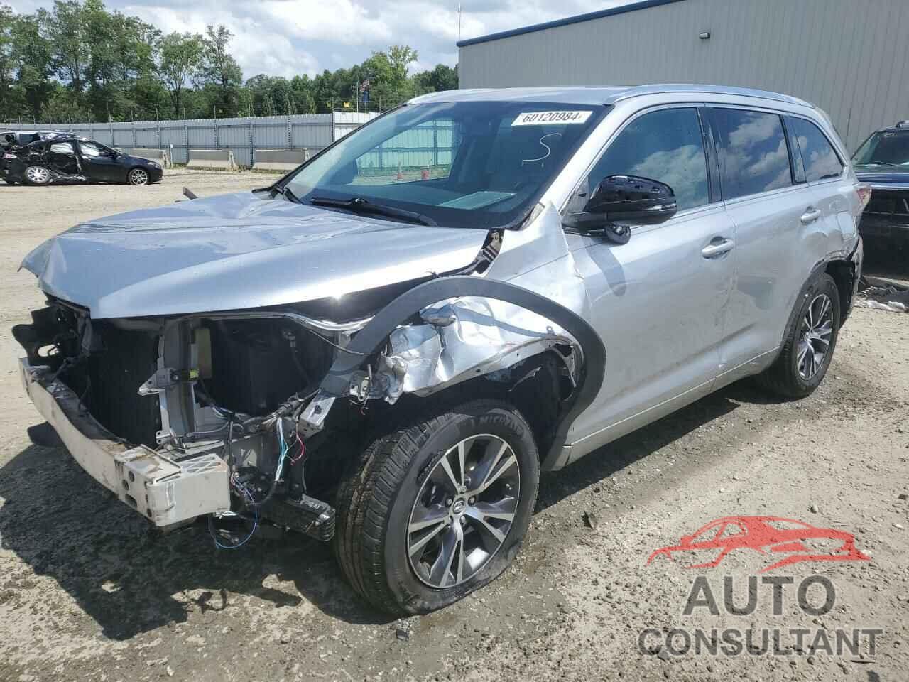 TOYOTA HIGHLANDER 2016 - 5TDKKRFHXGS120593