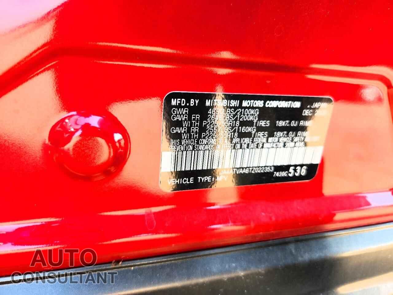 MITSUBISHI ECLIPSE 2026 - JA4ATVAA6TZ022353