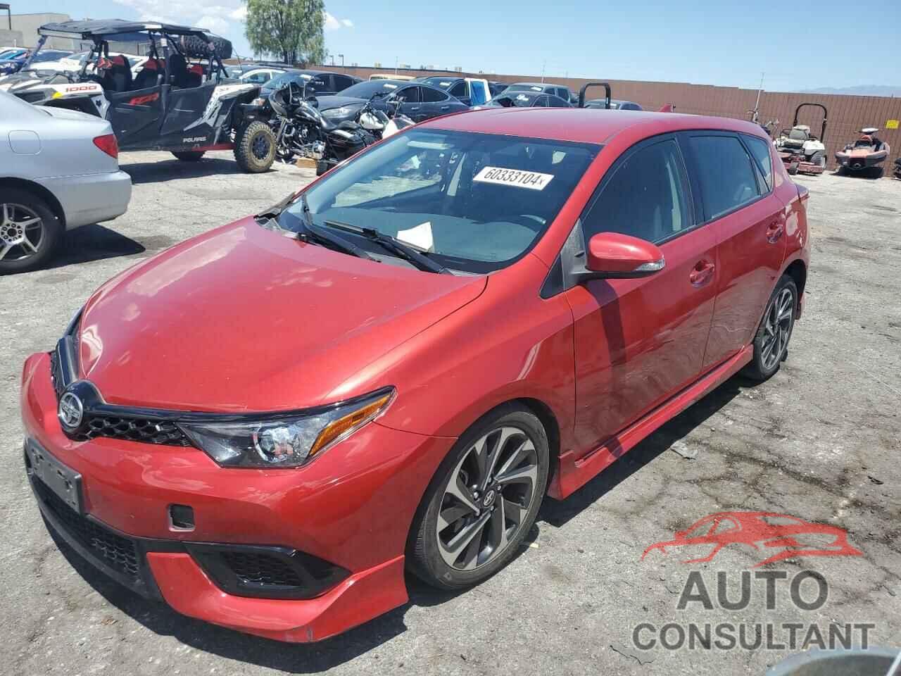 TOYOTA SCION 2016 - JTNKARJE3GJ515076