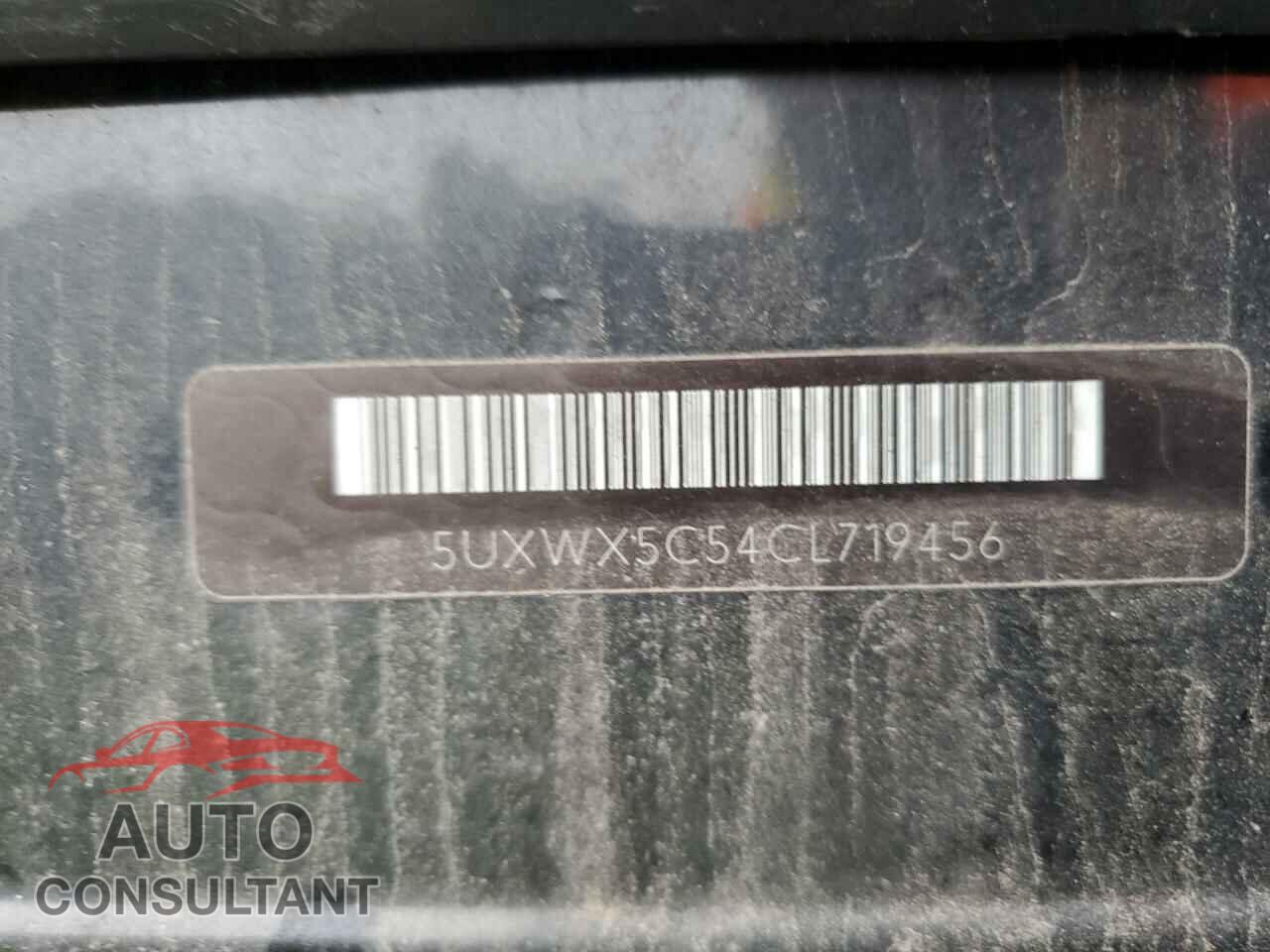 BMW X3 2012 - 5UXWX5C54CL719456