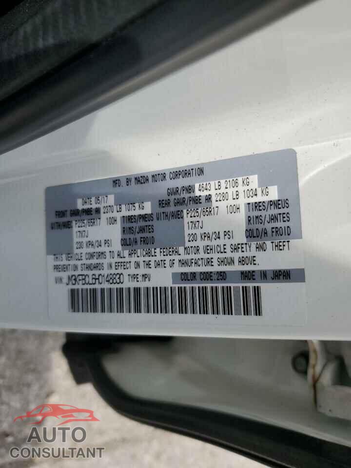 MAZDA CX-5 2017 - JM3KFBCL6H0148830